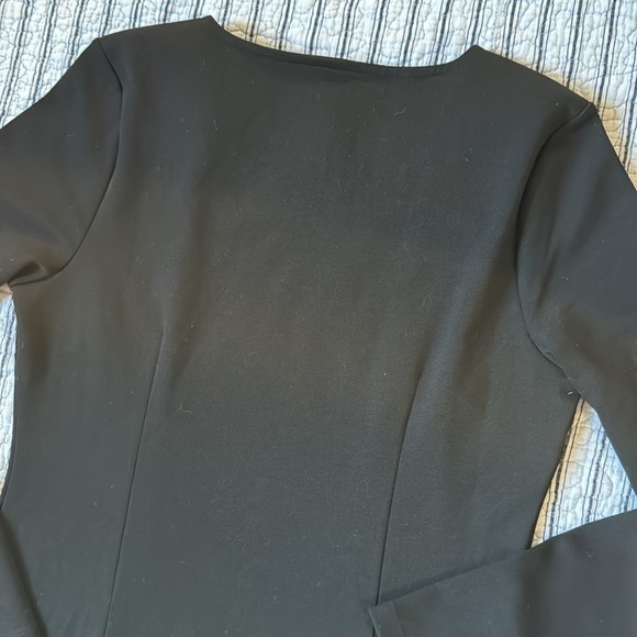 Boston Proper Sweater Knit Sheath Dress Long sleeve Aztec Tribal print size 4 - Picture 11 of 14